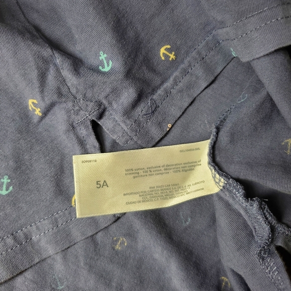 Carter's & Garanimals Boys Size 5 Casual Blue Short Sleeve Shirt Bundle EUC - Picture 12 of 15